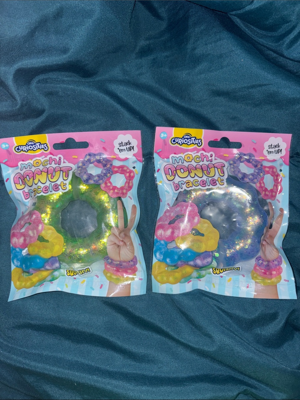 2 - ORB Curiosities Mochi Donut Bracelet - Iridescent Multicolor